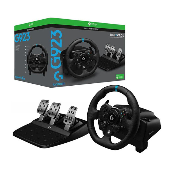 Logitech G923 Truforce Sim Racing Wheel/Pedals for Xbox One, Xbox, Series X & PC
