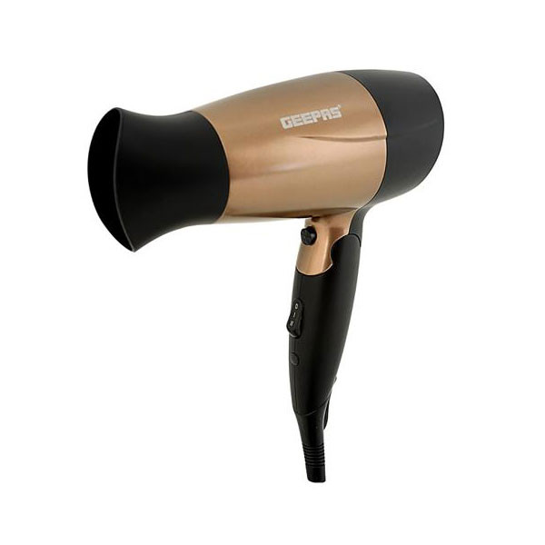 Geepas 1600W, 2-Speed & 2 Temperature Settings Mini Hair Dryer with Foldable Handle Model No. GH8642