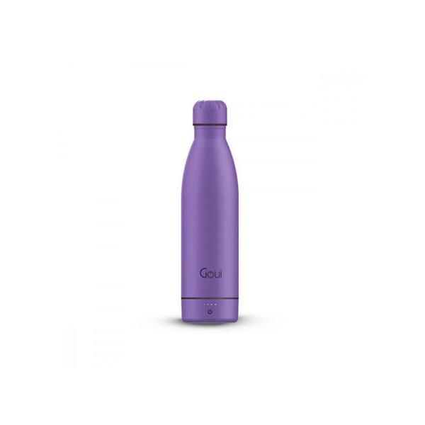 Goui Wireless Charging & Innovative Smarter Bottle Solution, 420ml, 6000MAh, 5W, Lavender Purple Color, Model No. G-BOT-LL