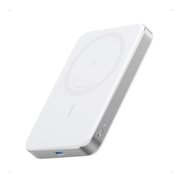 Anker MagGo Power Bank 10000mAh Slim 15W Qi2, White Color, Model No. A1664H21