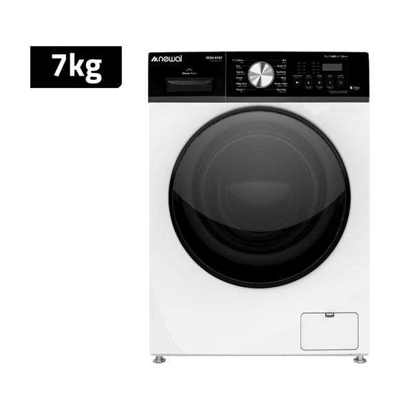 Newal Front Loading Washing Machine, 7Kg, 1400RPM, White Color Model No. WSH-9707