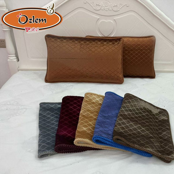 Ozlem Dry Pillow Covers in Various Colors & Designs, 25 dozens, Model No. ZH-15 (price per dozen)