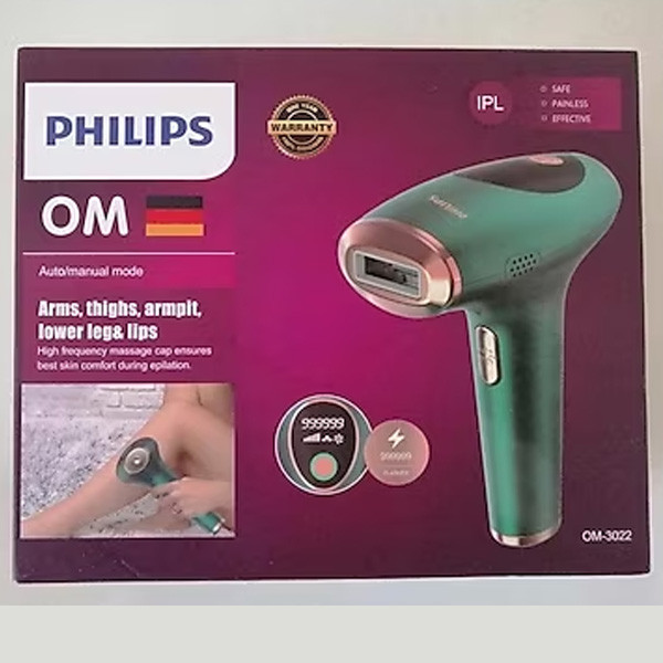 Philips Laser Hair Removal IPL Model No. OM-3022