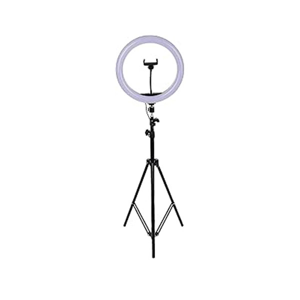 OEM Ring Light Live Stream 360 degree Rotated, 33 cm with Mobile Phone holder & 2.1m Stand for TikTok Video Shooting