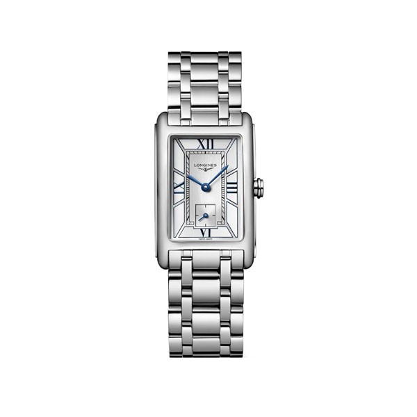 Longines DolceVita Quartz White Dial Stainless Steel Ladies Watch Model No. L55124756