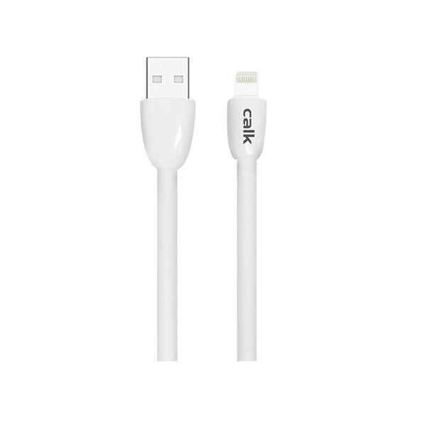 Calk Purple Rice Woven Data Cable, White Color, Model No. XC036