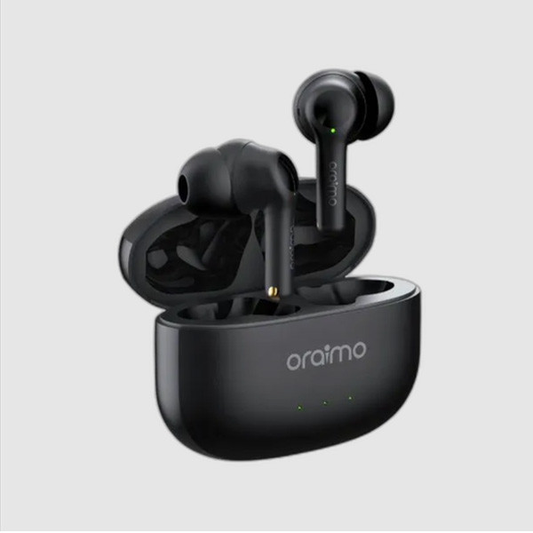 Oraimo FreePods 3C 4 Mic ENC 36Hr Playtime True Wireless Earbuds, Black Color, Model No. OEB-E104DC