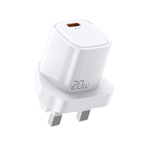 Mcdodo Nano Series 20W PD Charger (UK Plug), White Color, Model No. CH-4010