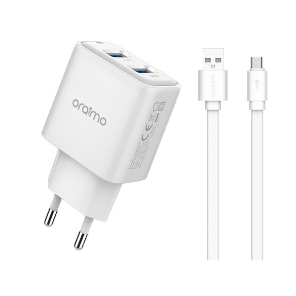 Oraimo Charger Type Micro USB Model No. OCW-E63D