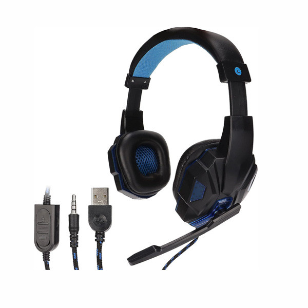 Soyto Gaming Headset Adjustable Volume Support Mic Mute USB Headsets NDE Model No. SY830MV