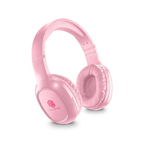 Cellularline Music Sound Headphone BT Basic, Pink Color, Model No. BTHEADBBASICMSP