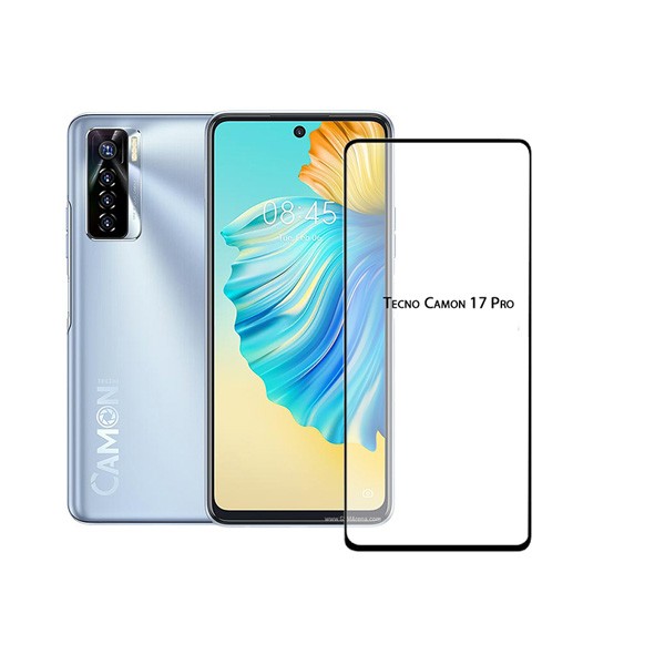 OEM Anti Blue Premium Tempered Glass Full Coverage Screen Protector for Tecno Camon 17 Pro