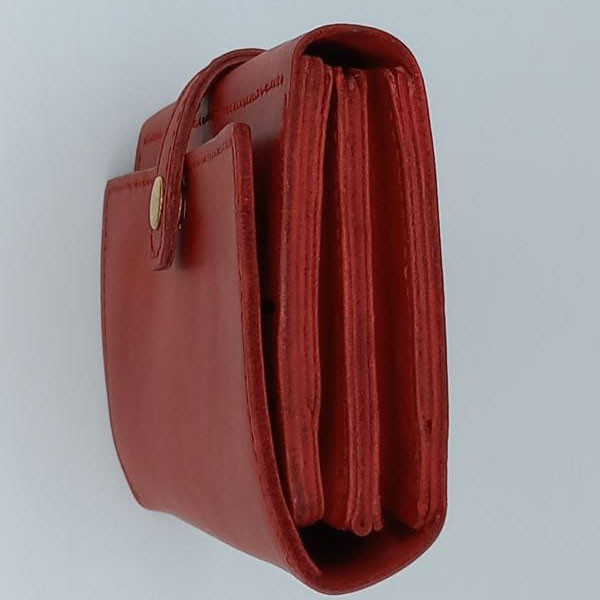 Carox Handmade Leather Multi Pocket Wallet for Women