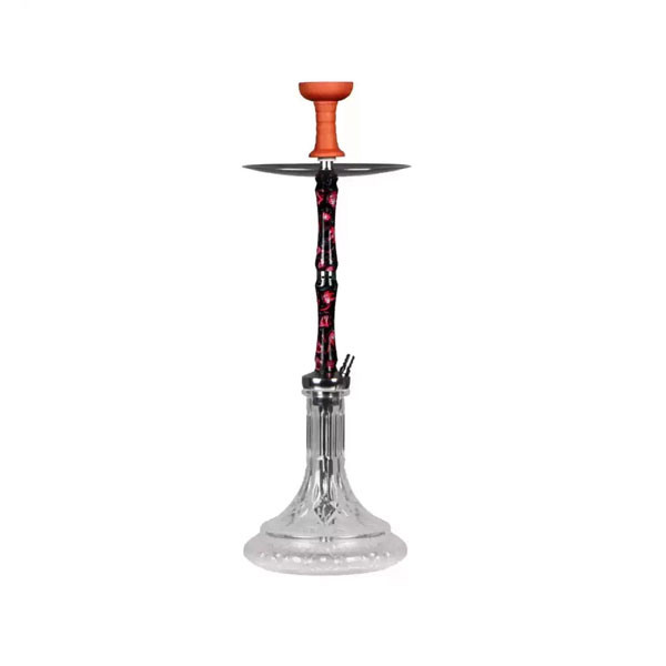 Richman Single Hose Hookah Deluxe Series, Big Size, with Transparent Glass Base Model No. RMD-BAH055