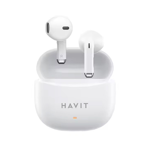 Havit TWS Bluetooth Wireless Earbuds, White Color, Model No. TW941