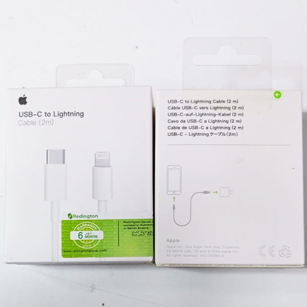 Apple USB-C to Lightning Cable, 2m, White, from Redington