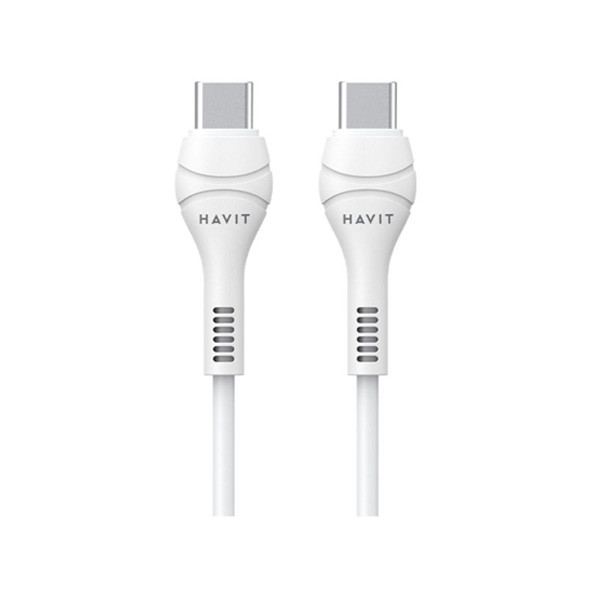 Havit Type-C to Type-C PD60W Cable 1m, Black Color, Model No. CB6240