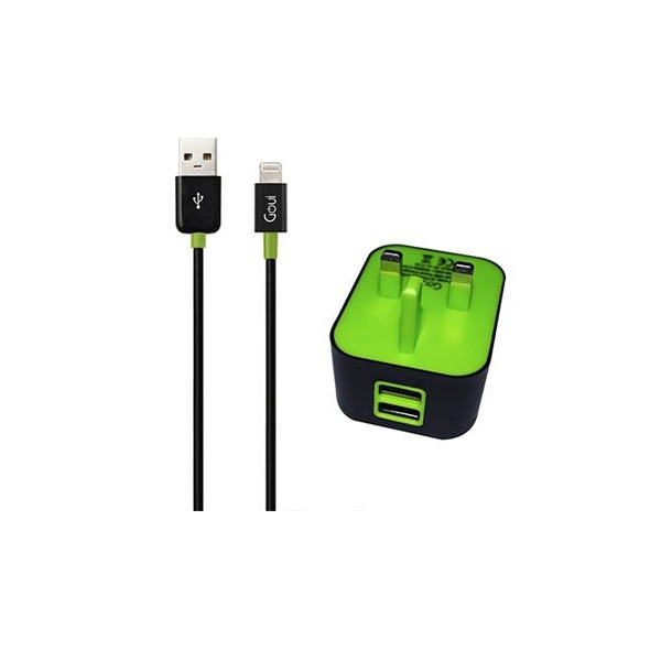 Goui 2 USB UK Wall Charger + Micro Cable Model No. G-TC2USB-01K