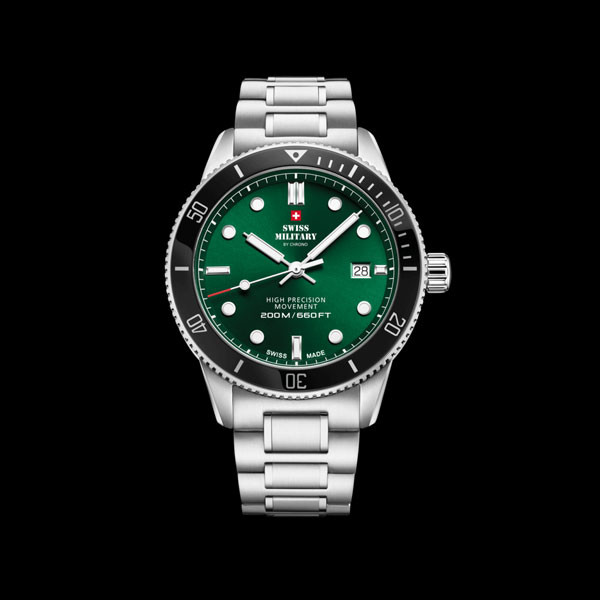 Swiss Military Men's Watch Dive Watch 200m Model No. SM34088.03