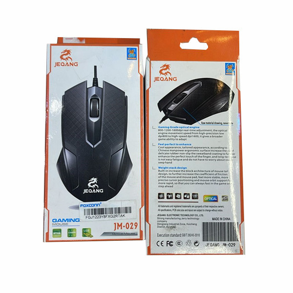 Jeqang Gaming USB Wired Mouse for Laptop & Desktop Model No. JM-029