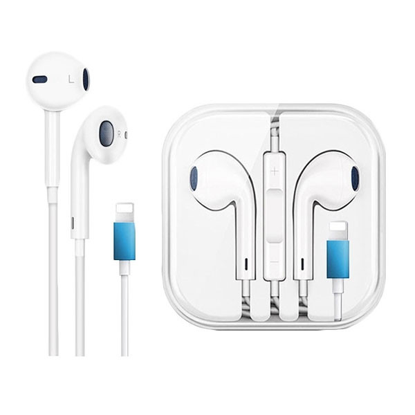 Pop-Up Window Lightning Headset for iPhone, White Color, Model No. JH-103TC