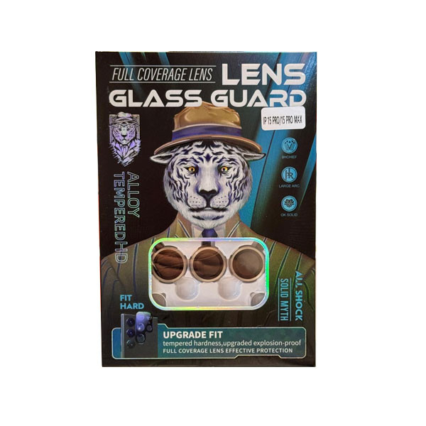 Full Coverage Lens Glass Guard for iPhone 15 Pro/15 Pro Max