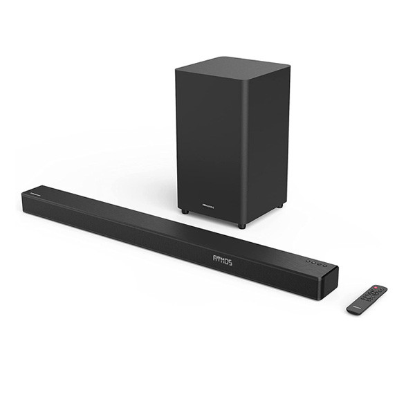 Hisense 3.1ch SoundBar with Wireless Subwoofer, 300W, Dolby Atmos, 4K, Model No. HS312