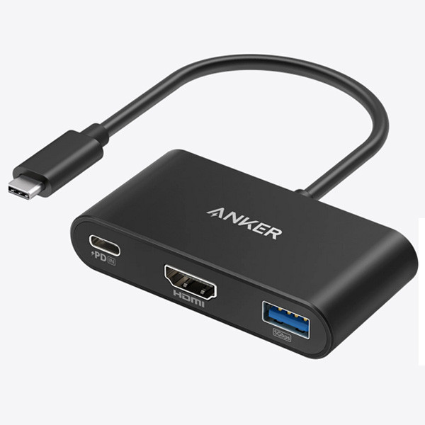 Anker PowerExpand 3in1 USB-C PD Hub, Gray Color, Model No. A8339HA1