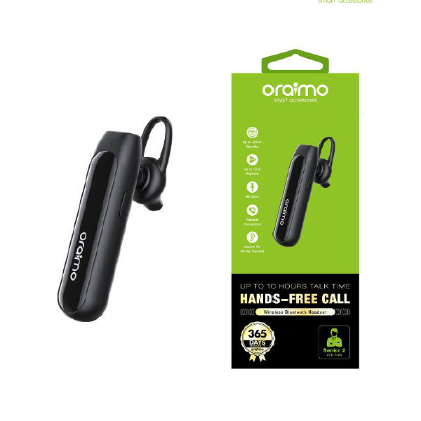 Oraimo TWS Handsfree Model No. OEB-E38S