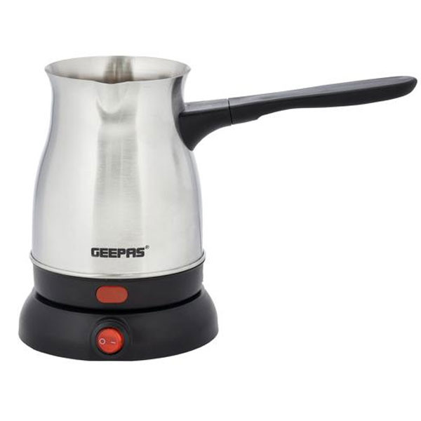 Geepas Electric Turkish Coffee Maker, Stainless Steel, 0.8Lt Model No. GK38050