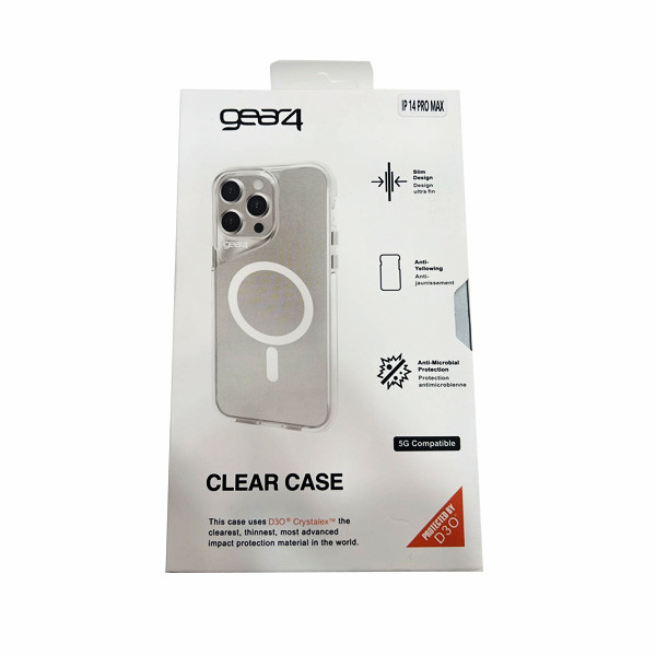 Gear4 Clear Case for iPhone 13,14,15 Pro Max