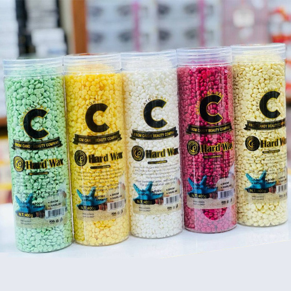 Candy Beauty Painless Hard Wax Hair Removal Beans, 400gr