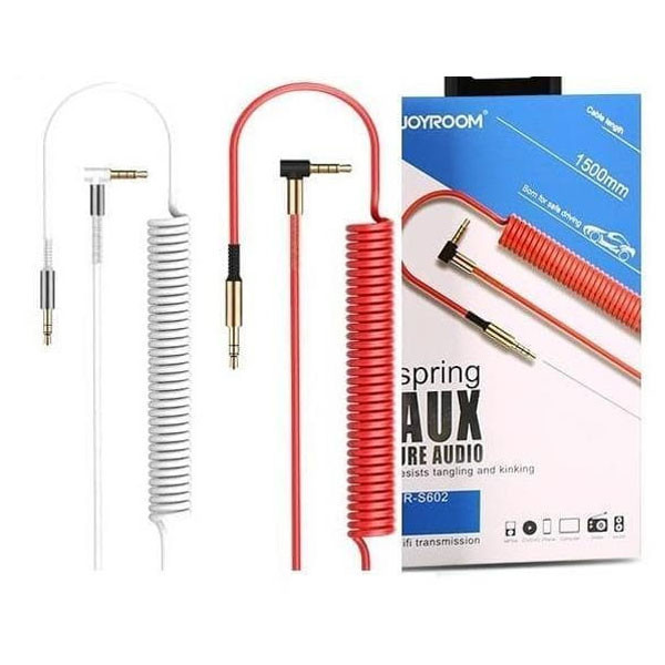 Joyroom Spring Aux 1.8M 3.5mm Audio Cable Model No. JR-S602