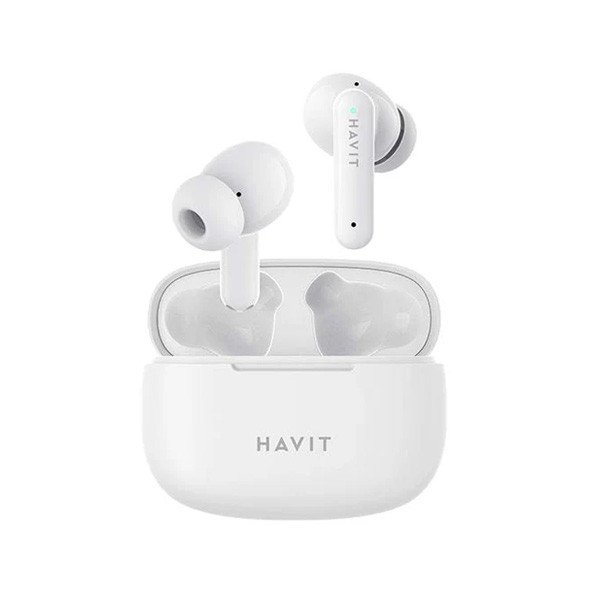Havit True Wireless Stereo Earbuds, White Color, Model No. TW967