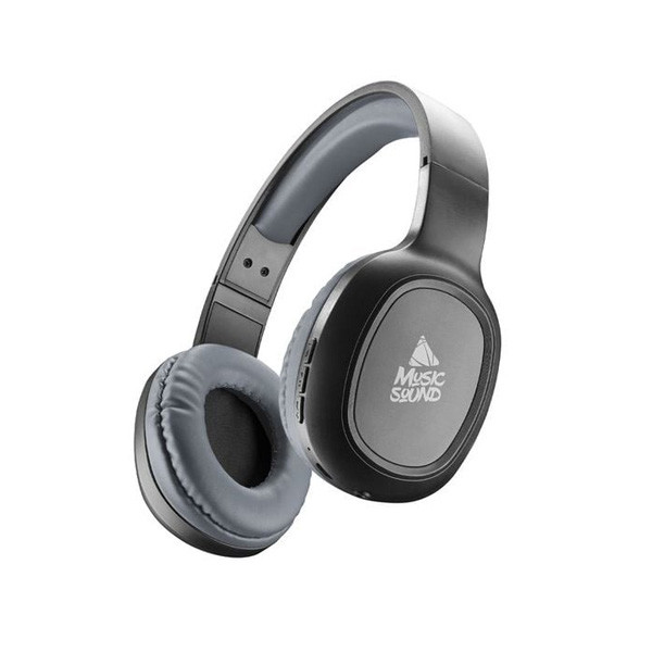 Cellularline Music Sound Headphone BT Basic – Universale, Black Color, Model No. BTHEADBBASICMSK