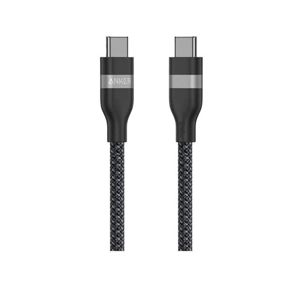 Anker Type-C to Type-C PD Cable 240W Fast Charging 0.9m, Black Color, Model No. A82E2H11