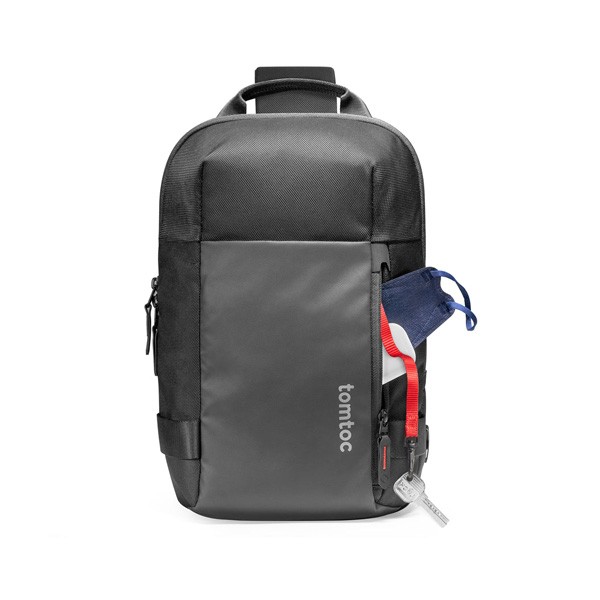 Tomtoc Explorer T24 Croxbody Bag 11", Black Color, Model No. T24S1D1