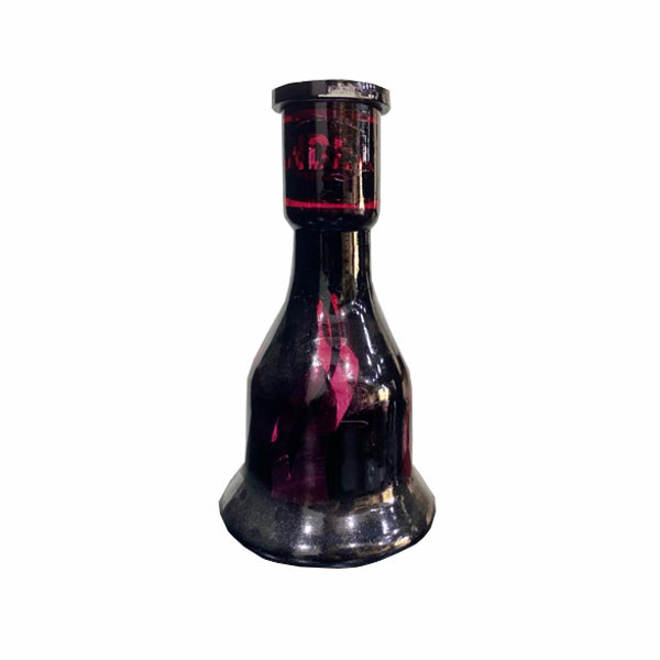 Ande Glass Hookah Base in 5 Color Combinations (Gray & Black, Red & Black, Blue & Black, Blue & Brown Gold)