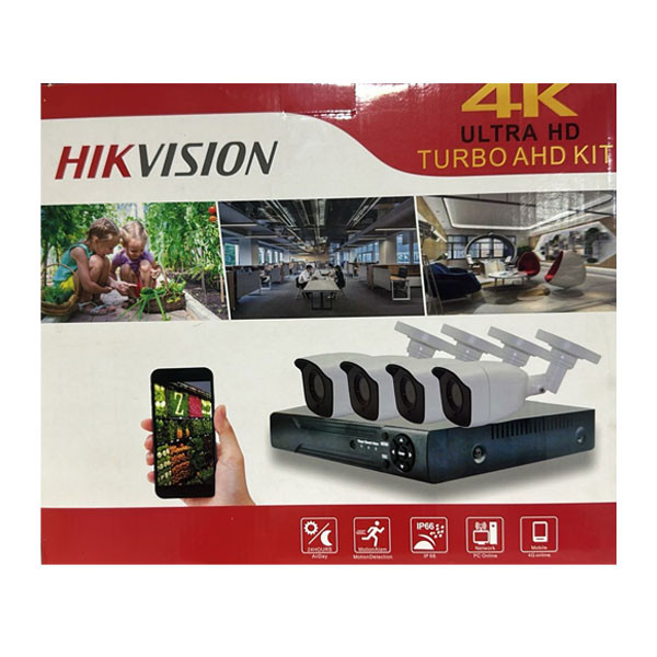 Hikvision 4K Ultra HD Turbo AHD Kit