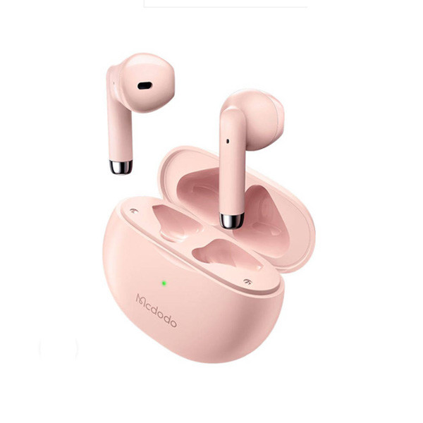 Mcdodo True Wireless Bluetooth Earphones with Wireless Charging B01 Series, Pink Color, Model No. HP-8032