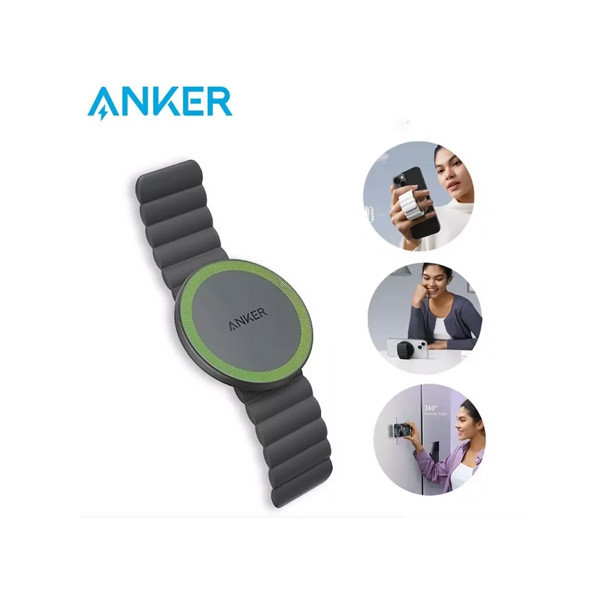 Anker 620 Magnetic Phone Grip MagGo & Adjustable Strap, Black Color, Model No. A25A1H11