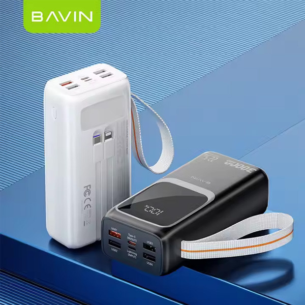 Bavin 30000mAh Portable Fast Charging Power Bank with Built in Cables Model No. PC1031S