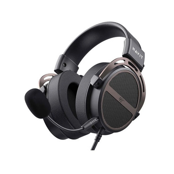 Havit Wired Gaming Headphones Black & Ochre Color, Model No. H2030E