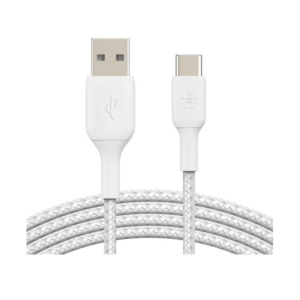 Belkin Boost Charge USB-C to USB-C Cable 100W, 2m, White Color, Model No. CAB014bt2MWH