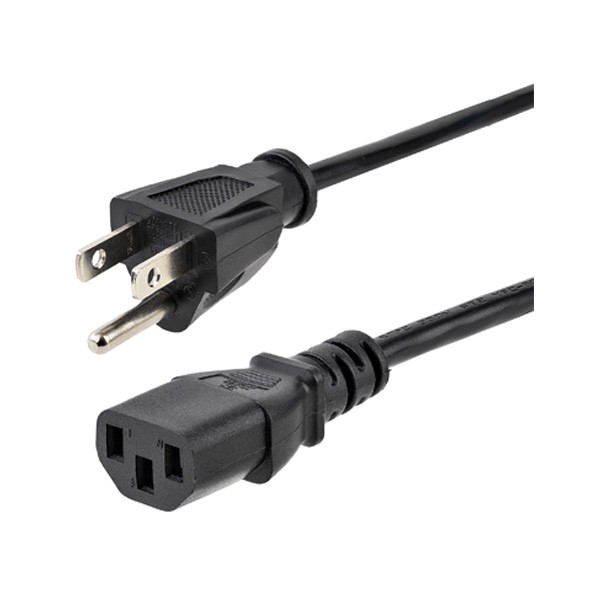 OEM Computer Power Cord, UK Type, 1m, Black Color