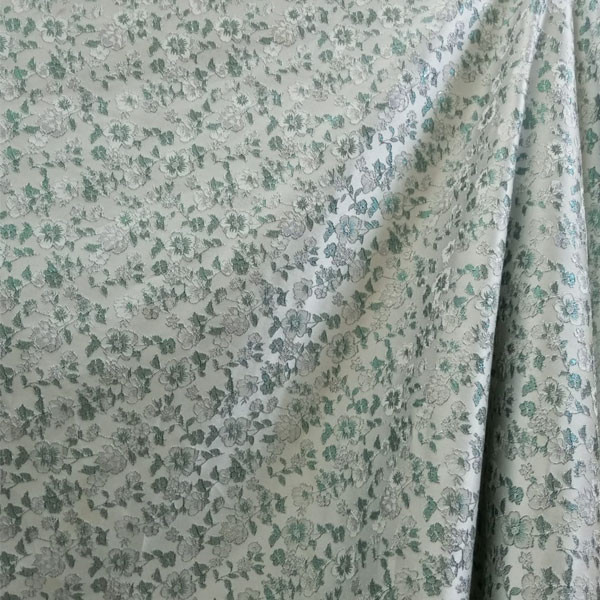 Surmay Fabric in 2 Colors Full Covered with Embroidered Flowers, Ideal for Women - Wedding, Festival, Ceremonial Occasions (price per meter)