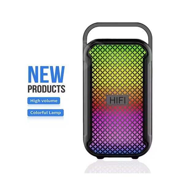 OEM Dual 3 Inches Outdoor Flame LED Light Wireless Mini Portable Bluetooths Speaker Model No. DG-3201