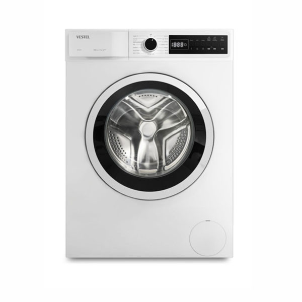 Vestel Front Load Washing Machine 8 kg, White, Model No. W810T2DSS