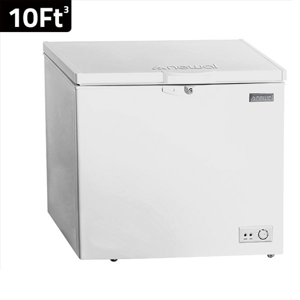 Newal Chest Freezer, 10ft, White Color Model No. FRZ-158