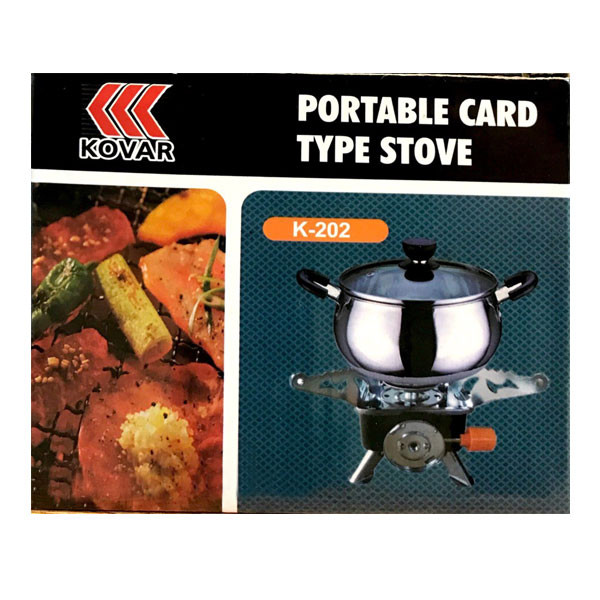 Kovar Portable Card Type Stove Model No. K-202